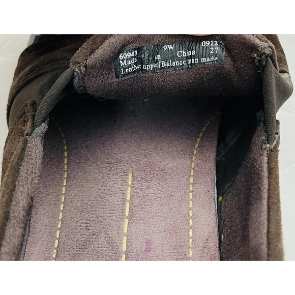 Clarks Every Day Slip On Loafer 9W Active Air Brown Business Leather Suede 60943 - Picture 2 of 11